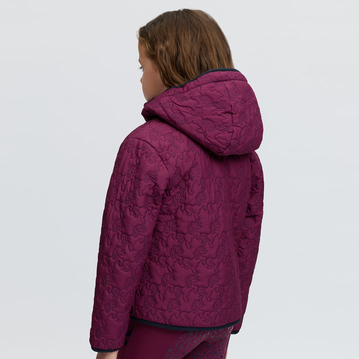 LeMieux Mini Lola Quilted Jacket - Blackberry