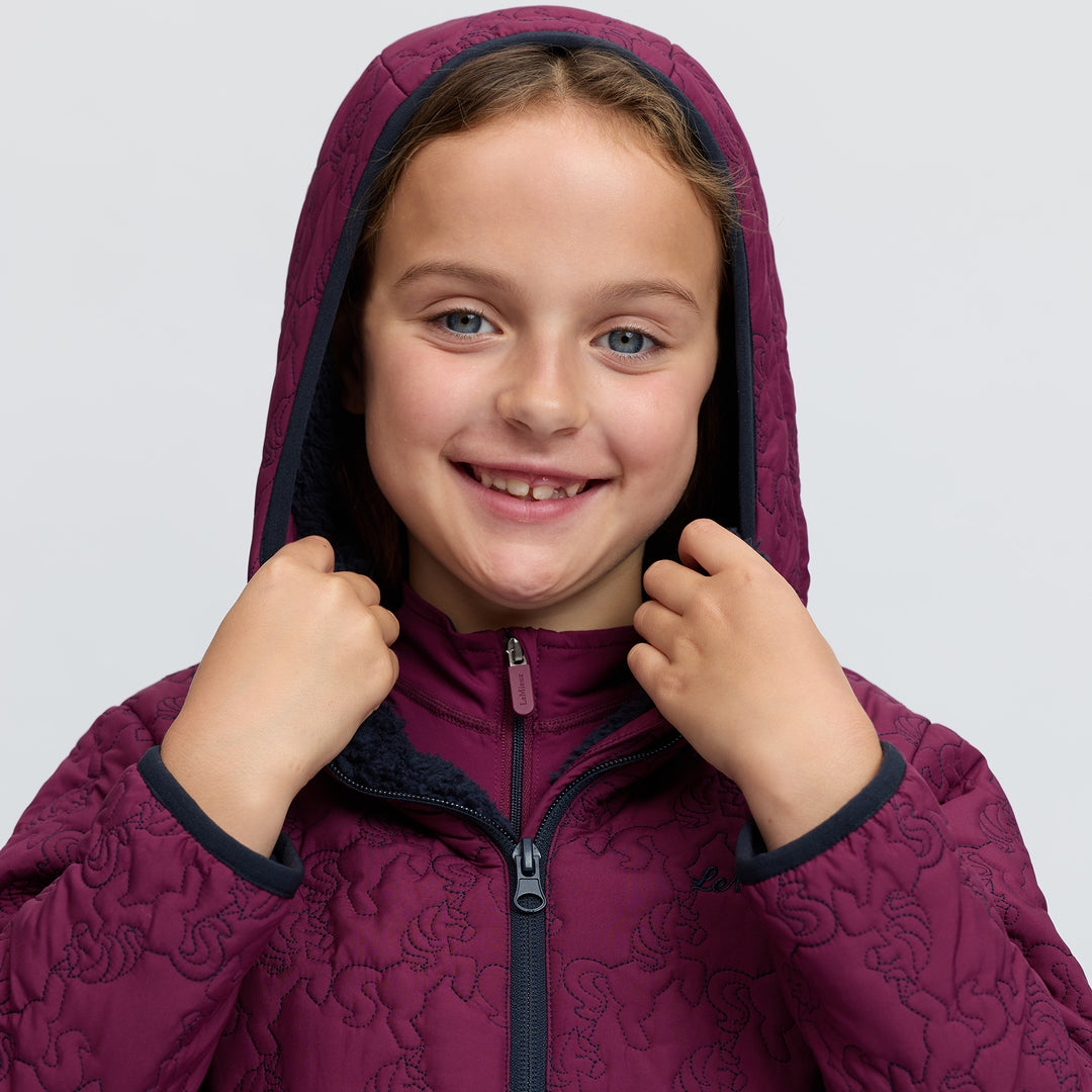 LeMieux Mini Lola Quilted Jacket - Blackberry