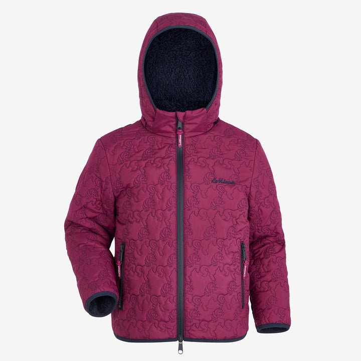 LeMieux Mini Lola Quilted Jacket - Blackberry