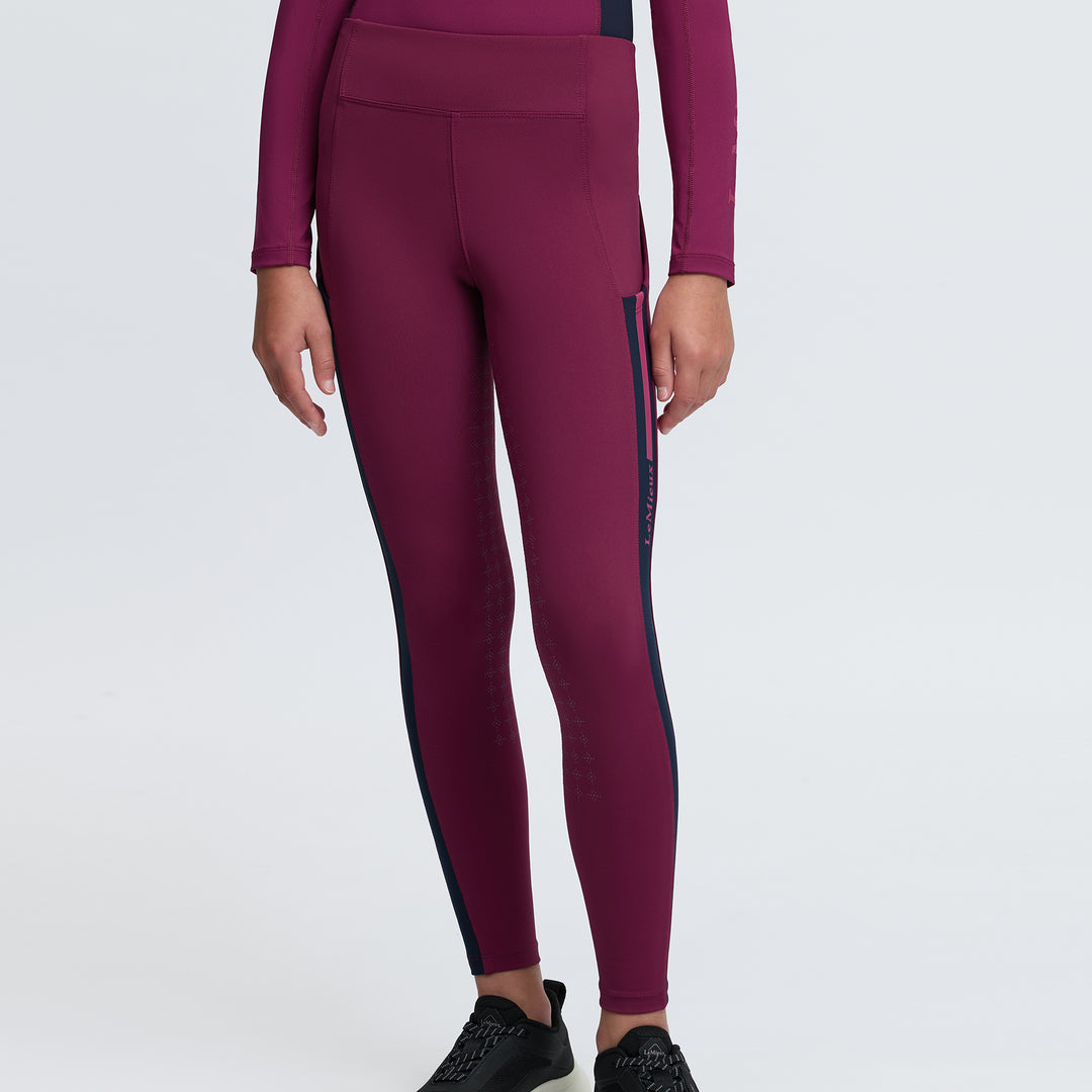 LeMieux Young Rider Orla Pull Ons - Blackberry