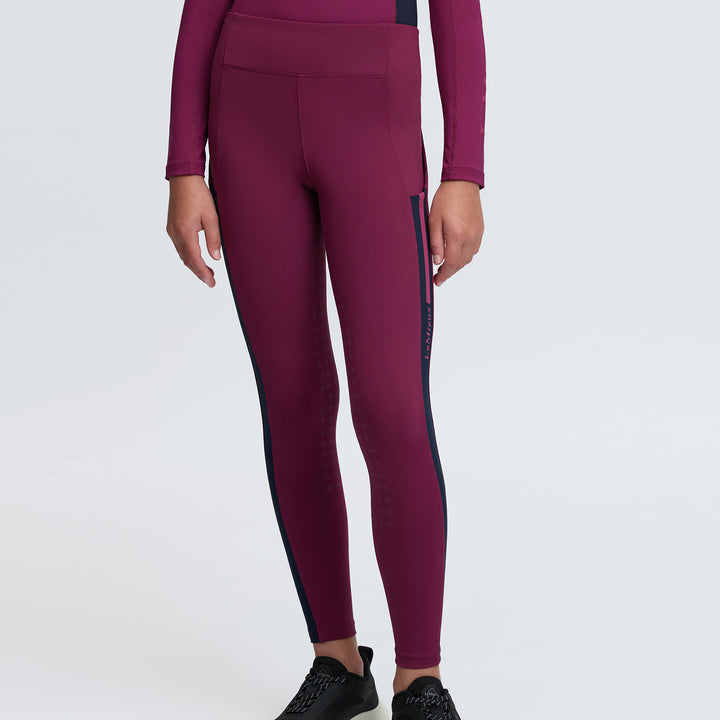 LeMieux Young Rider Orla Pull Ons - Blackberry