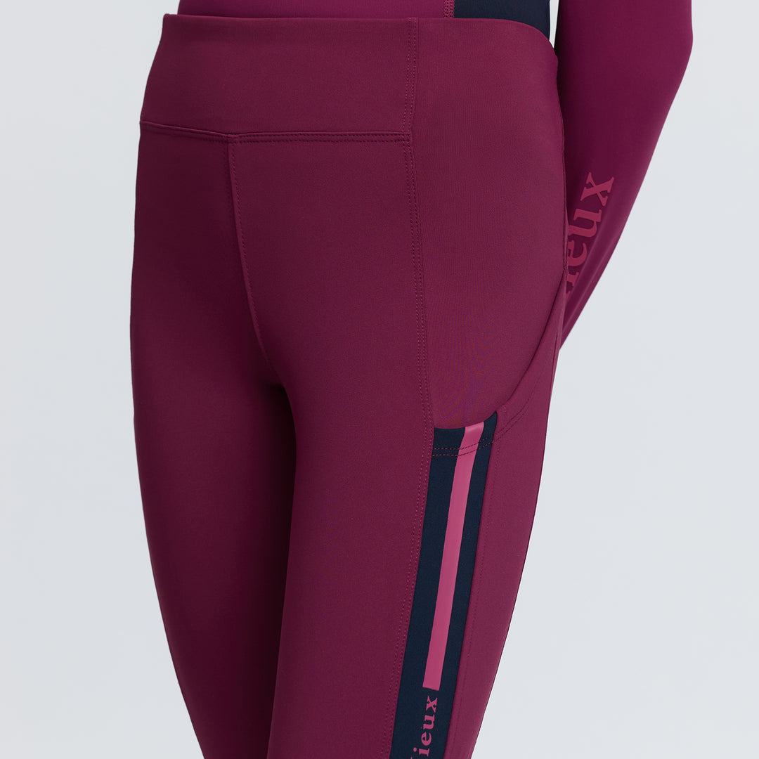 LeMieux Young Rider Orla Pull Ons - Blackberry