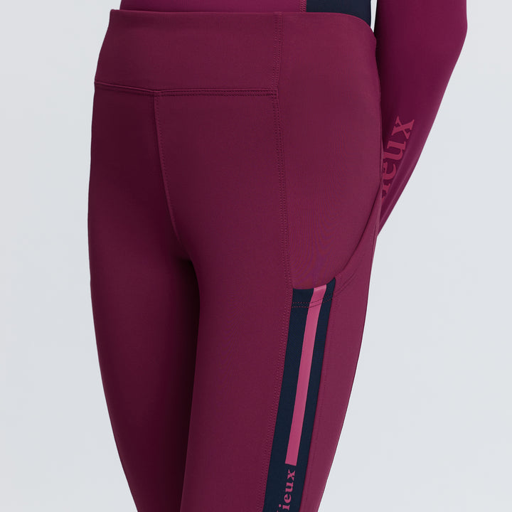 LeMieux Young Rider Orla Pull Ons - Blackberry