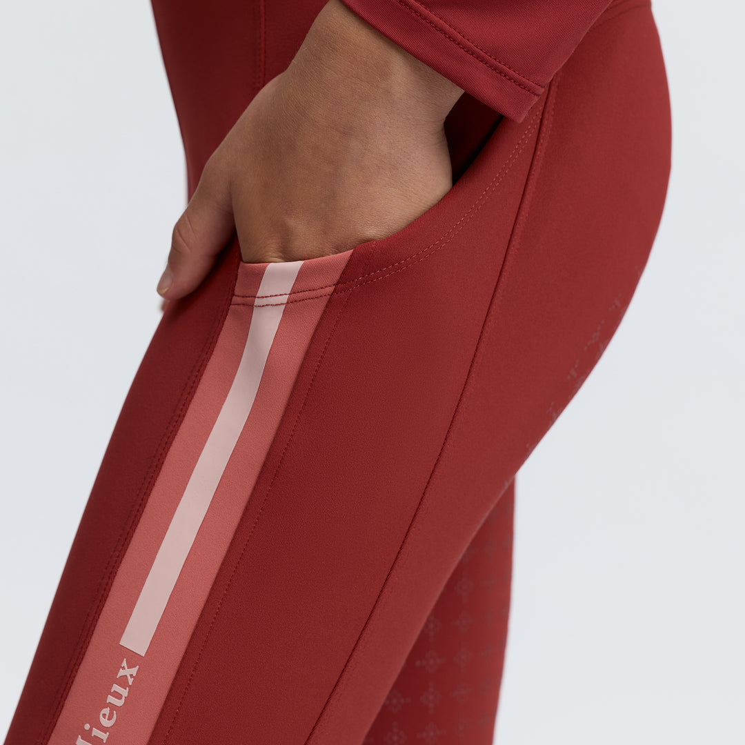 LeMieux Young Rider Orla Pull Ons - Russet
