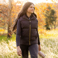 LeMieux Young Rider Joey Hooded Gilet - Cocoa
