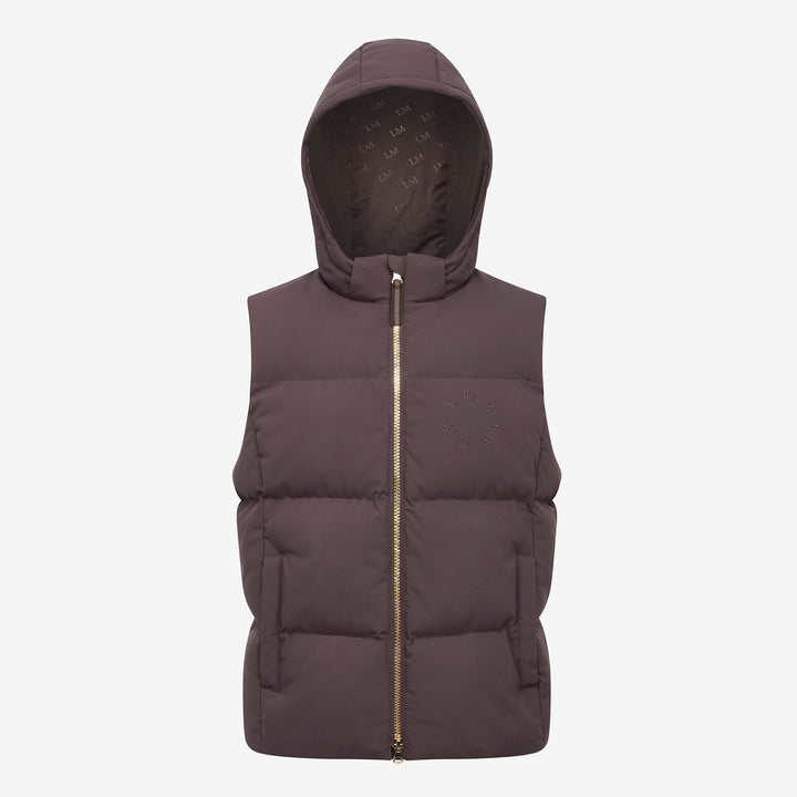 LeMieux Young Rider Joey Hooded Gilet - Cocoa