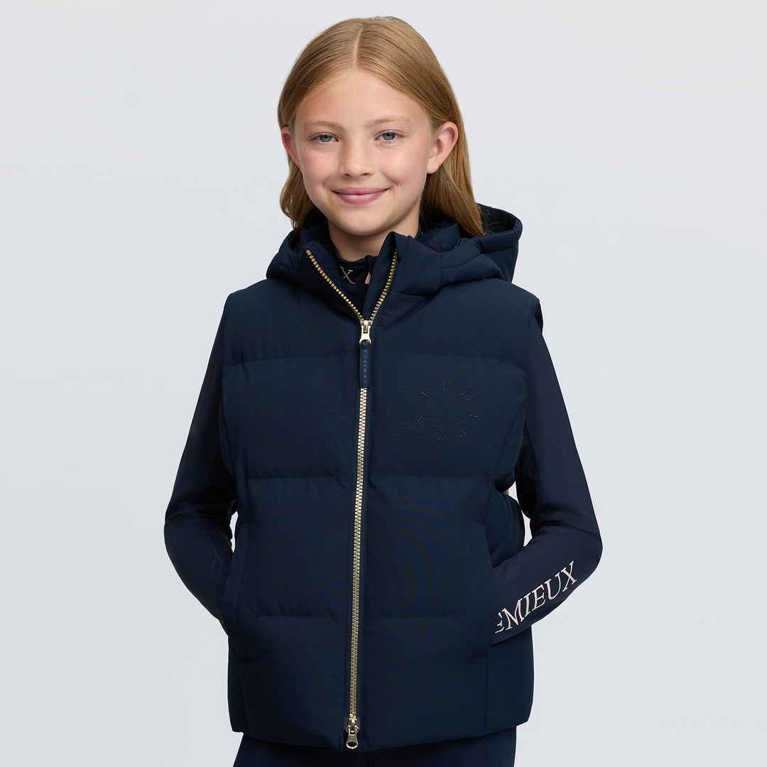 LeMieux Young Rider Joey Hooded Gilet - Navy