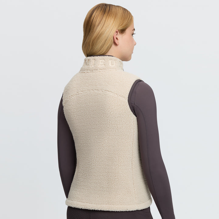 LeMieux Young Rider Trinity Teddy Gilet - Almond