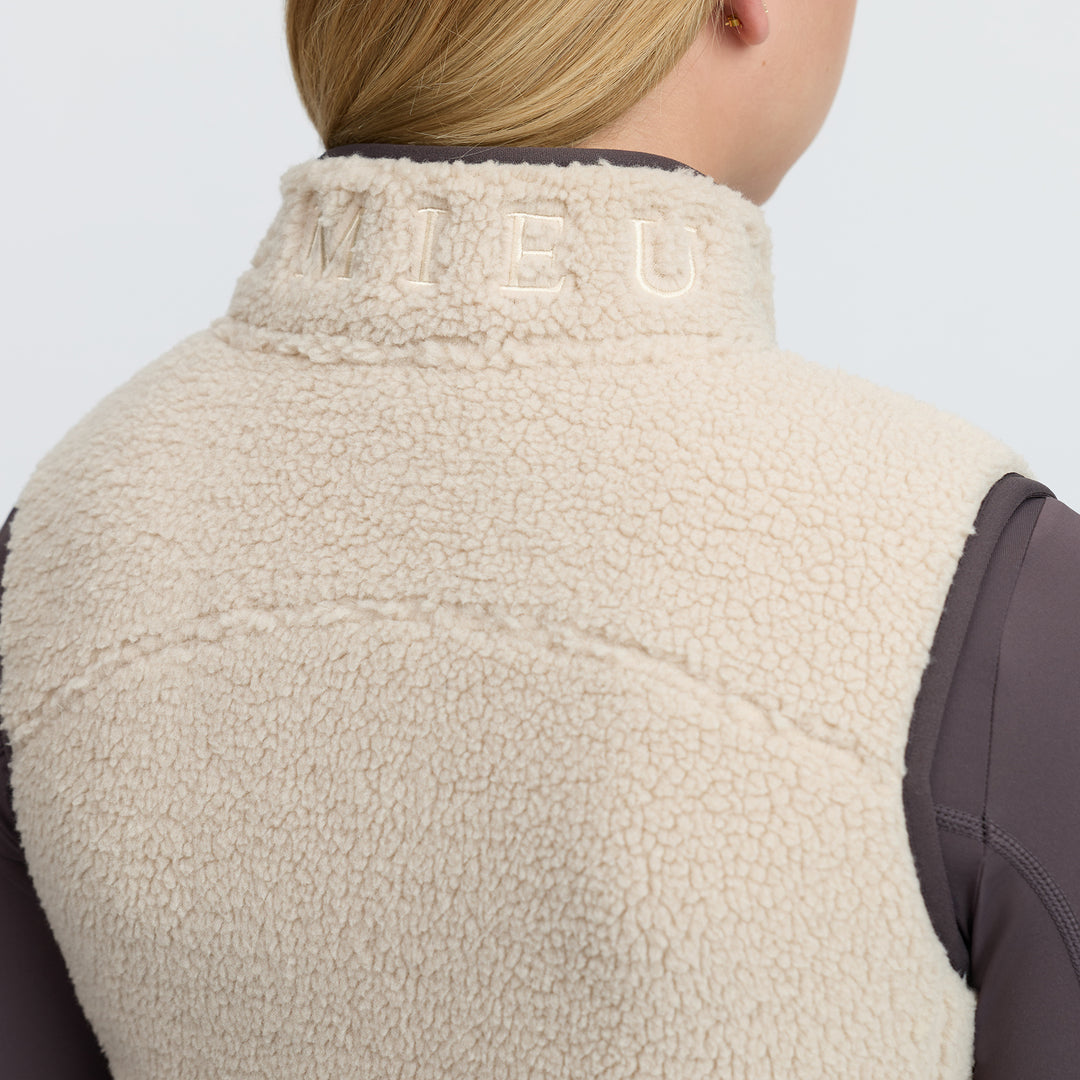 LeMieux Young Rider Trinity Teddy Gilet - Almond