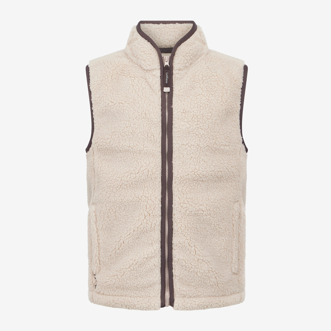 LeMieux Young Rider Trinity Teddy Gilet - Almond