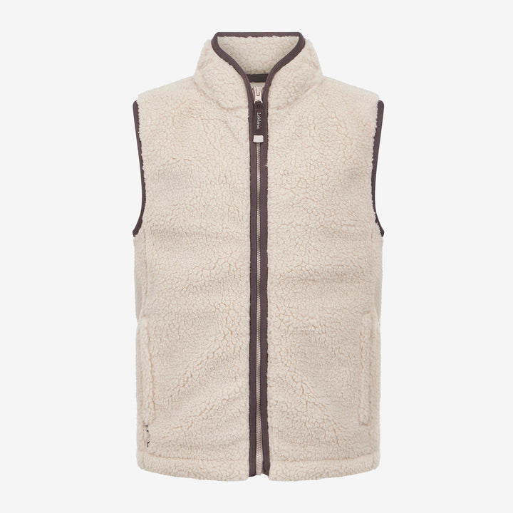 LeMieux Young Rider Trinity Teddy Gilet - Almond