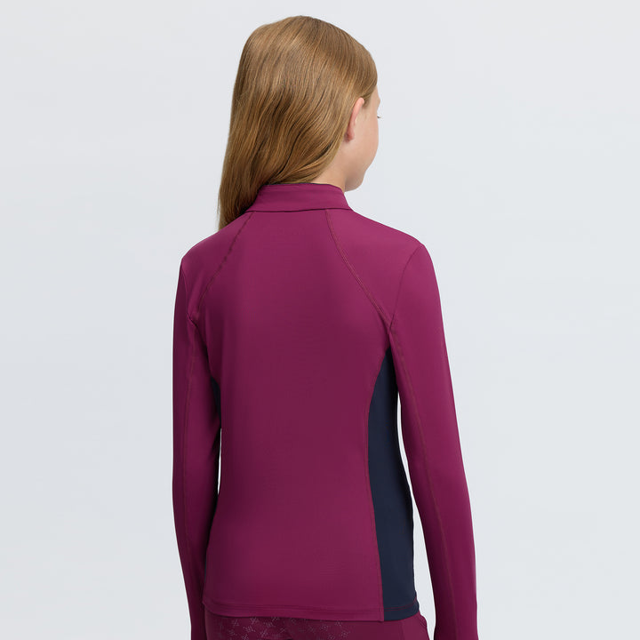 LeMieux Young Rider Classique Base Layer - Blackberry