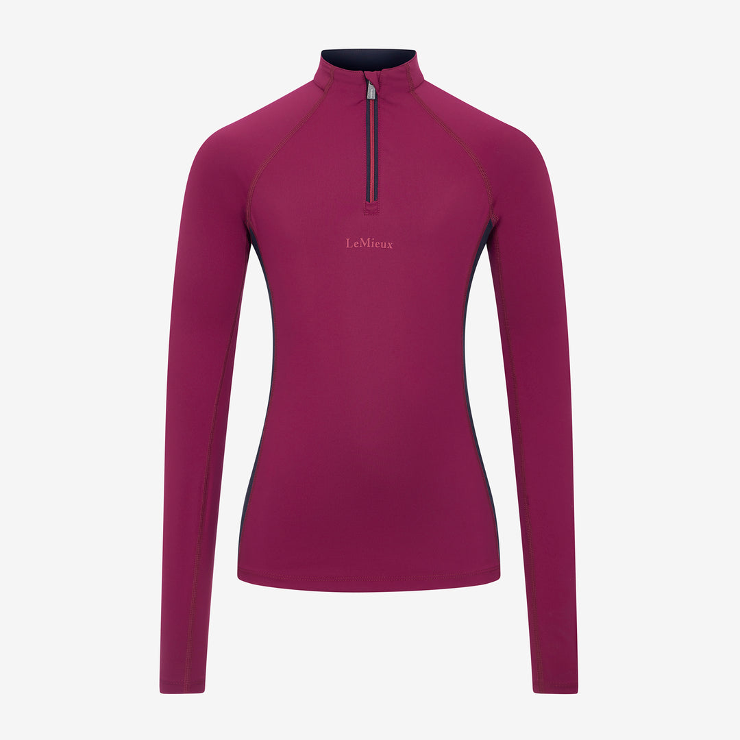 LeMieux Young Rider Classique Base Layer - Blackberry