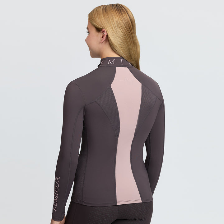 LeMieux Young Rider Mia Mesh Base Layer - Cocoa
