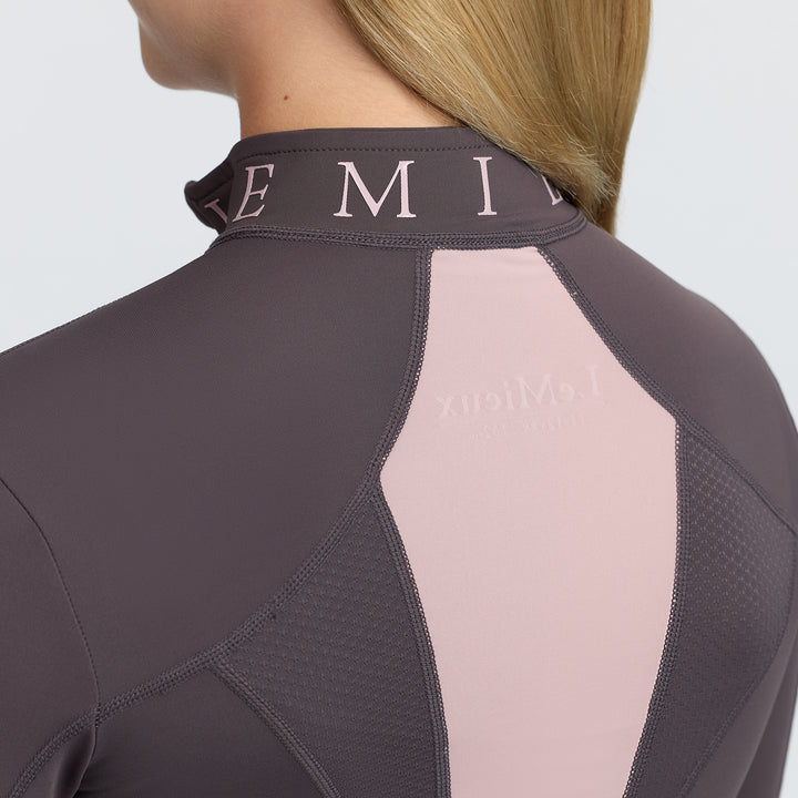 LeMieux Young Rider Mia Mesh Base Layer - Cocoa