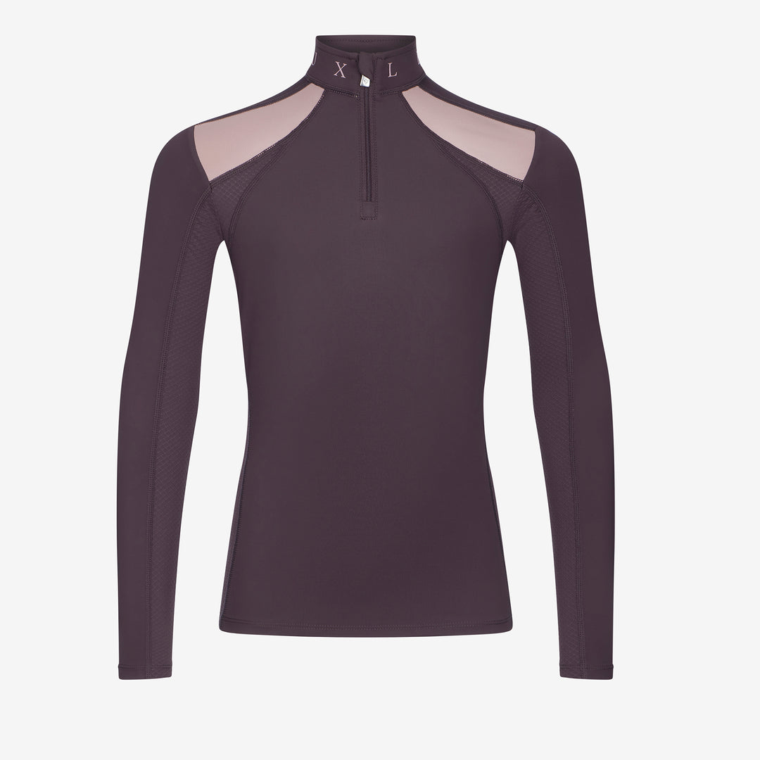 LeMieux Young Rider Mia Mesh Base Layer - Cocoa