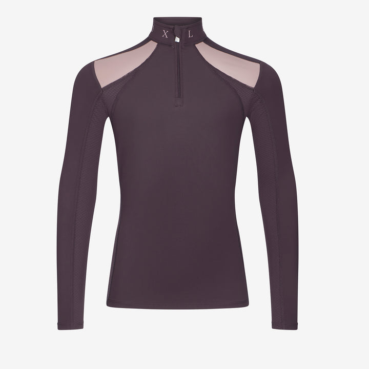 LeMieux Young Rider Mia Mesh Base Layer - Cocoa