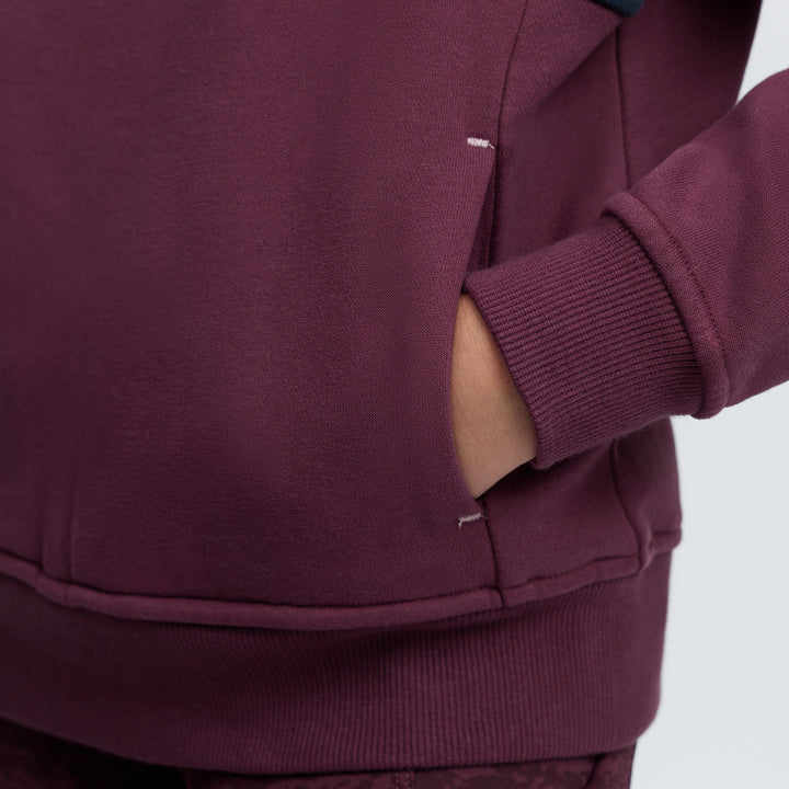 LeMieux Young Rider Viola Quarter Zip Sweat - Bramble
