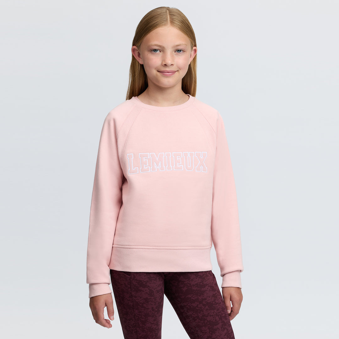 LeMieux Young Rider Shay Varsity Crew - Petal