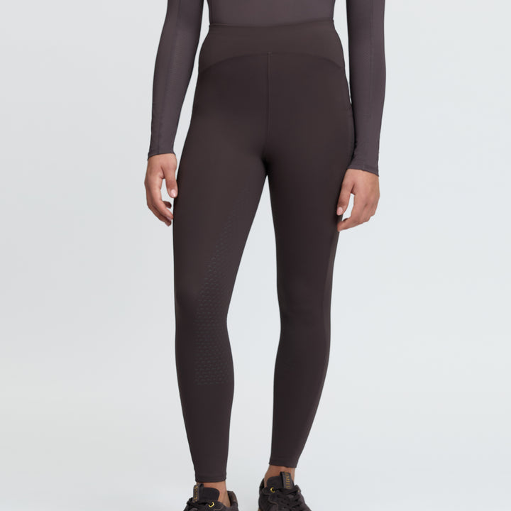 LeMieux Young Rider Nell Brushed Pull Ons - Cocoa