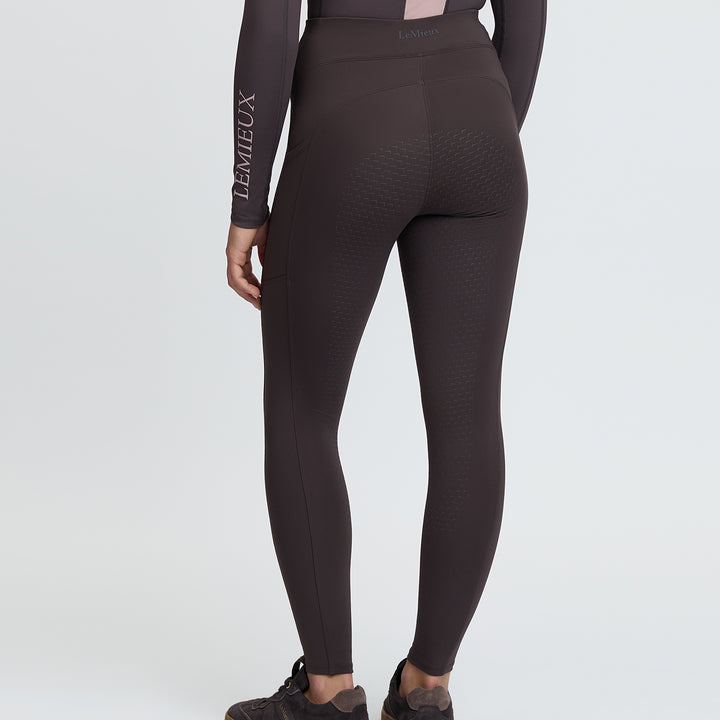 LeMieux Young Rider Nell Brushed Pull Ons - Cocoa