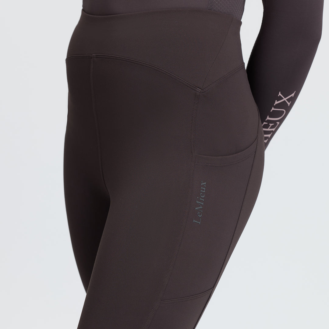 LeMieux Young Rider Nell Brushed Pull Ons - Cocoa