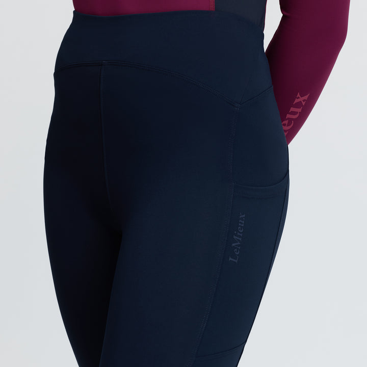 LeMieux Young Rider Nell Brushed Pull Ons - Navy