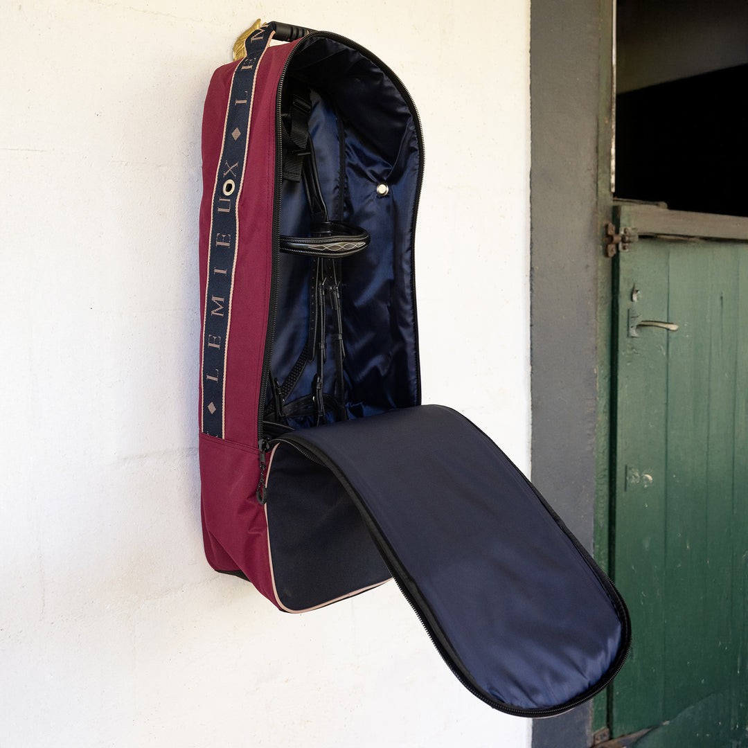 LeMieux Anatomical Bridle Bag - Blackberry