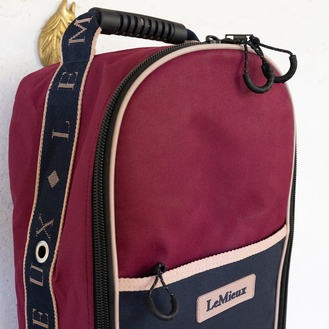LeMieux Anatomical Bridle Bag - Blackberry