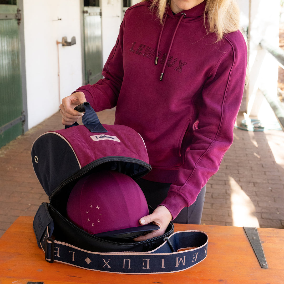 LeMieux Hat Bag - Blackberry