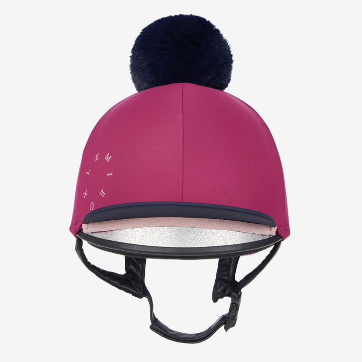 LeMieux Classique Pom Hat Silk - Blackberry