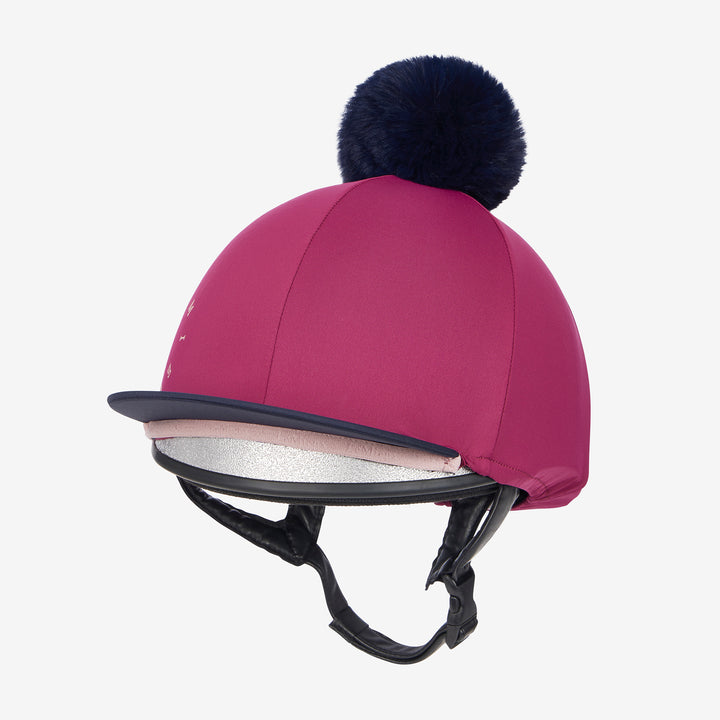 LeMieux Classique Pom Hat Silk - Blackberry