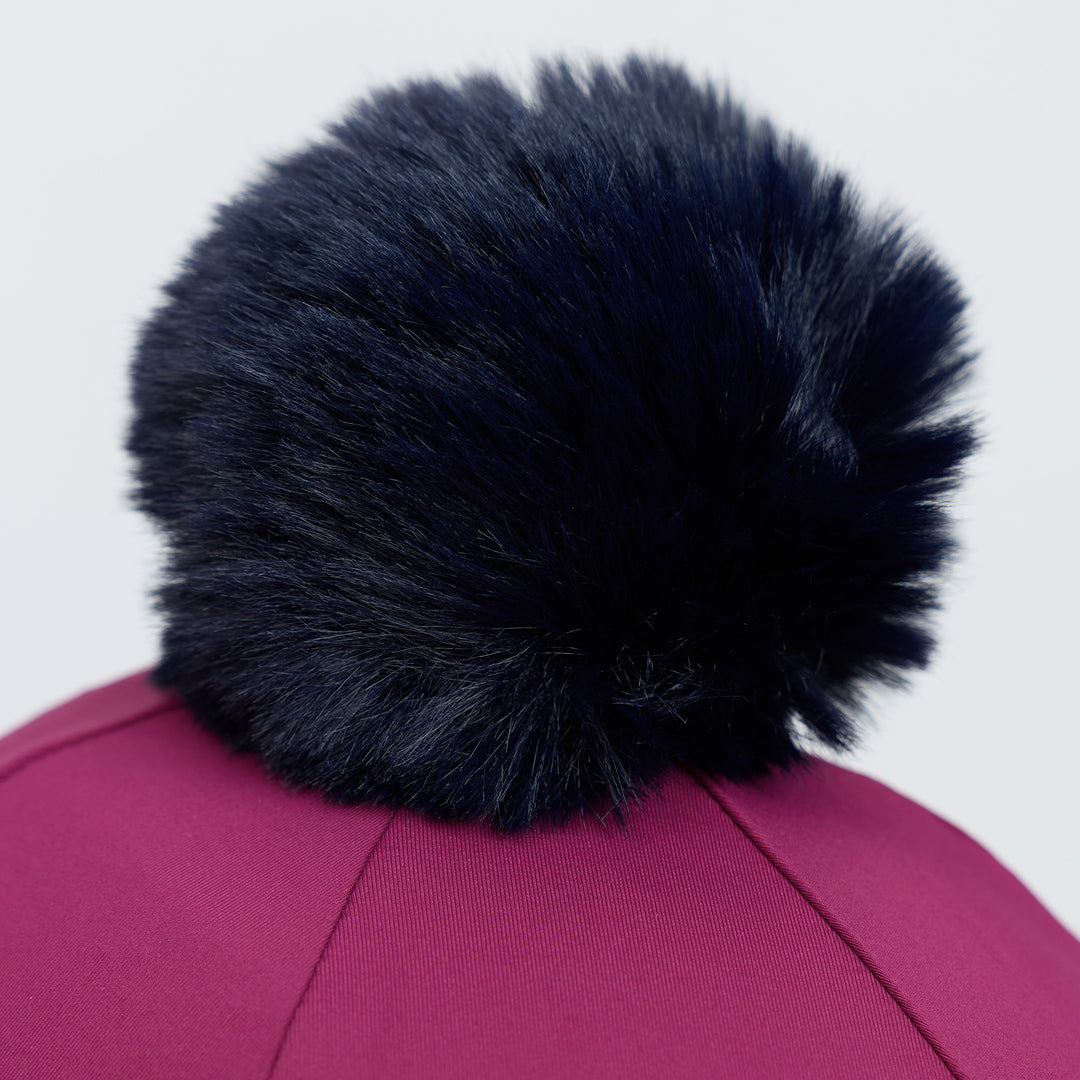 LeMieux Classique Pom Hat Silk - Blackberry
