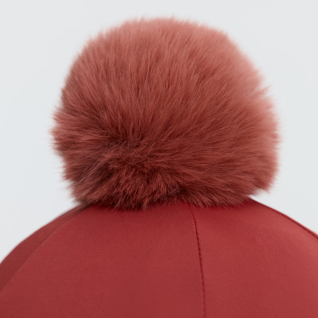 LeMieux Classique Pom Hat Silk - Russet