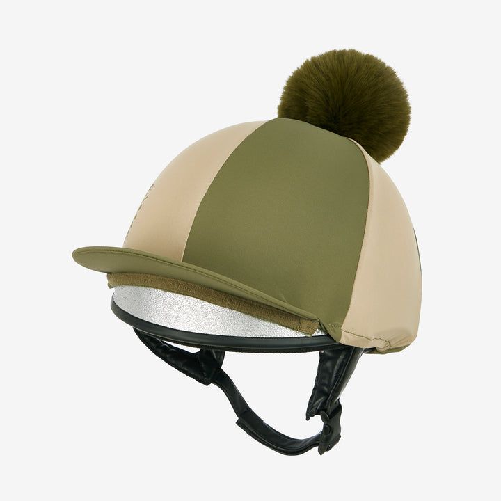 LeMieux Harlequin Hat Silk - Willow/Pear