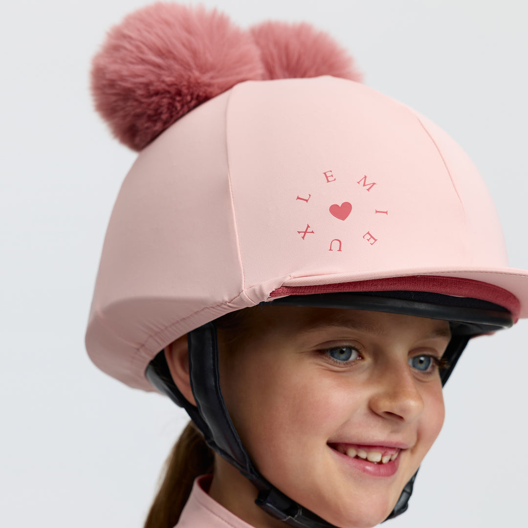 LeMieux Mini Double Pom Hat Silk - Petal