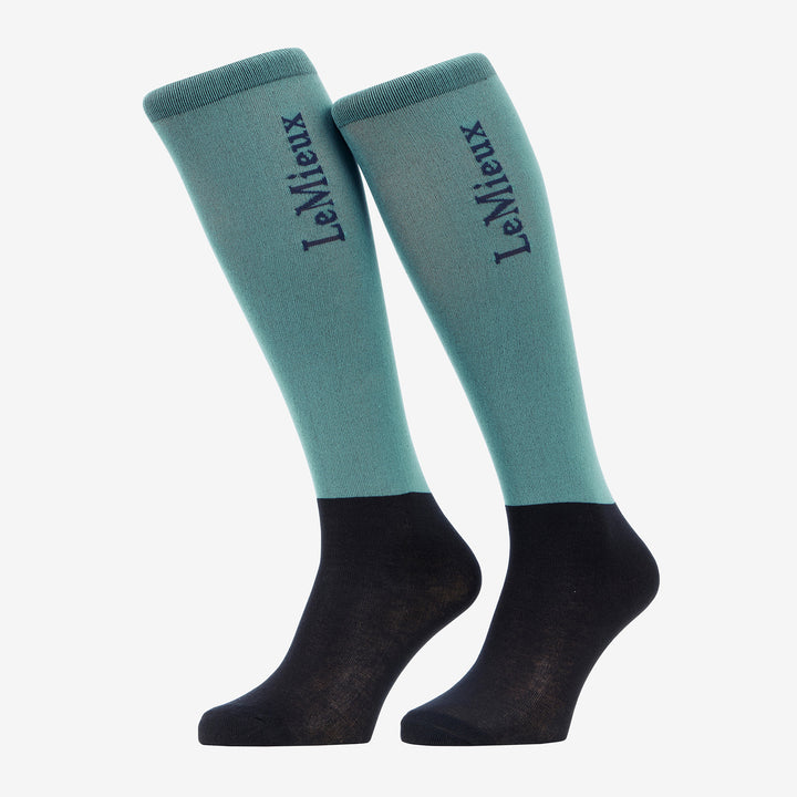 LeMieux Ladies Competition Two Pack Socks - Aloe
