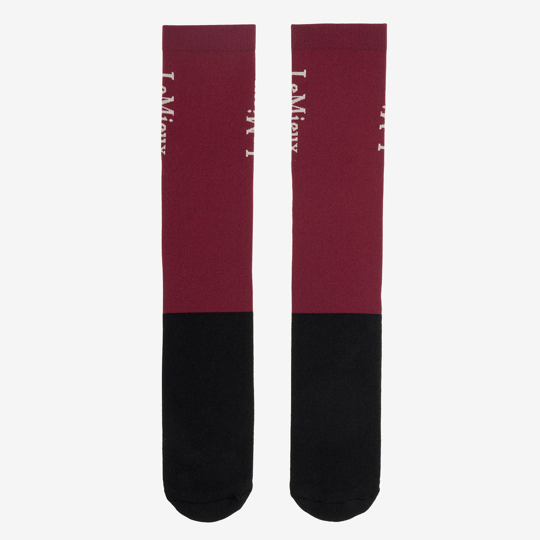 LeMieux Ladies Competition Two Pack Socks - Blackberry