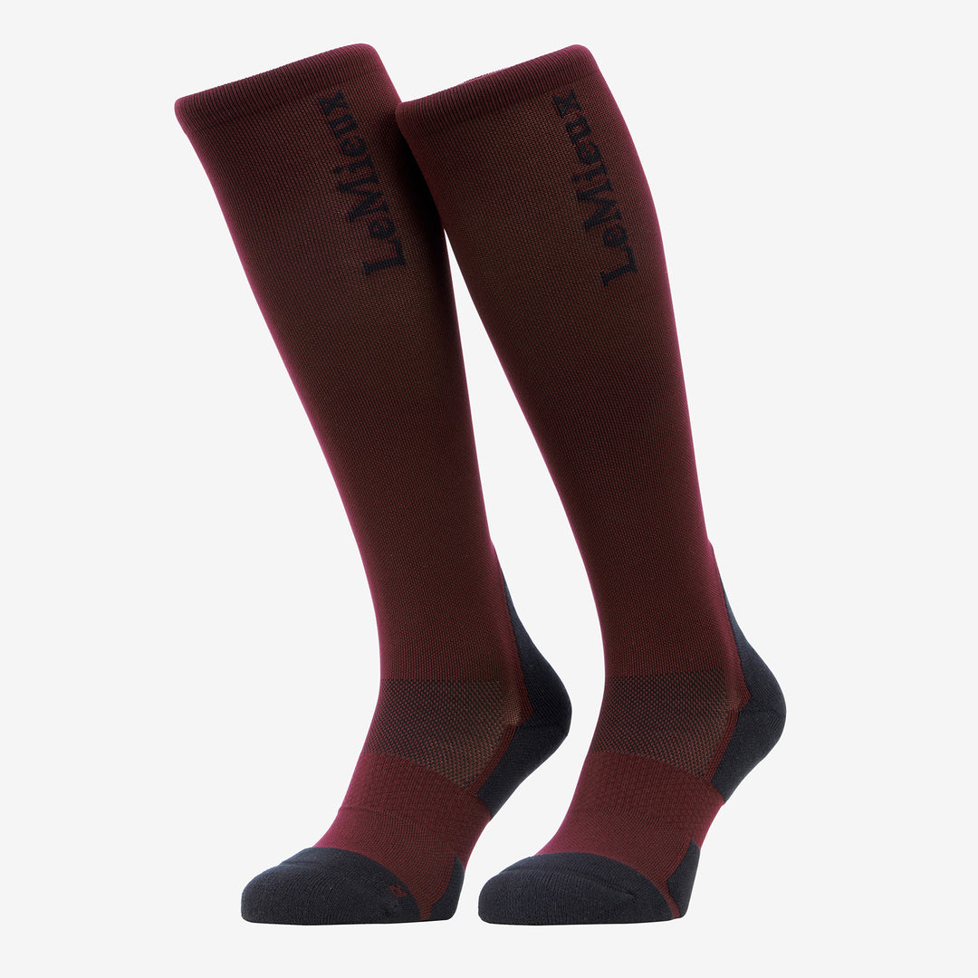 LeMieux Ladies Performance Socks -Bramble