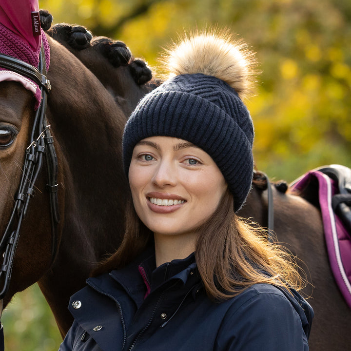 LeMieux Clara Knit Beanie - Navy