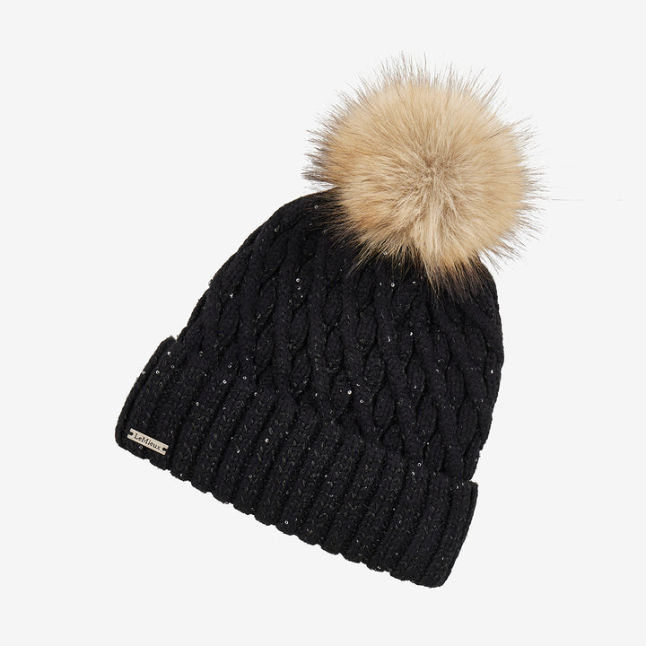 LeMieux Bernie Sequin Beanie - Black