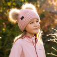 LeMieux Mini Double Pom Beanie - Navy