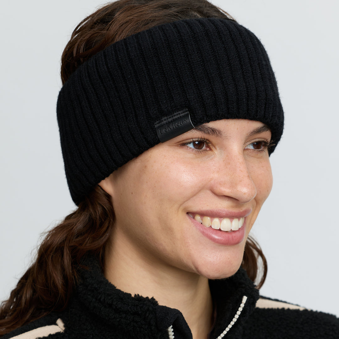 LeMieux Clara Rib Headband - Black