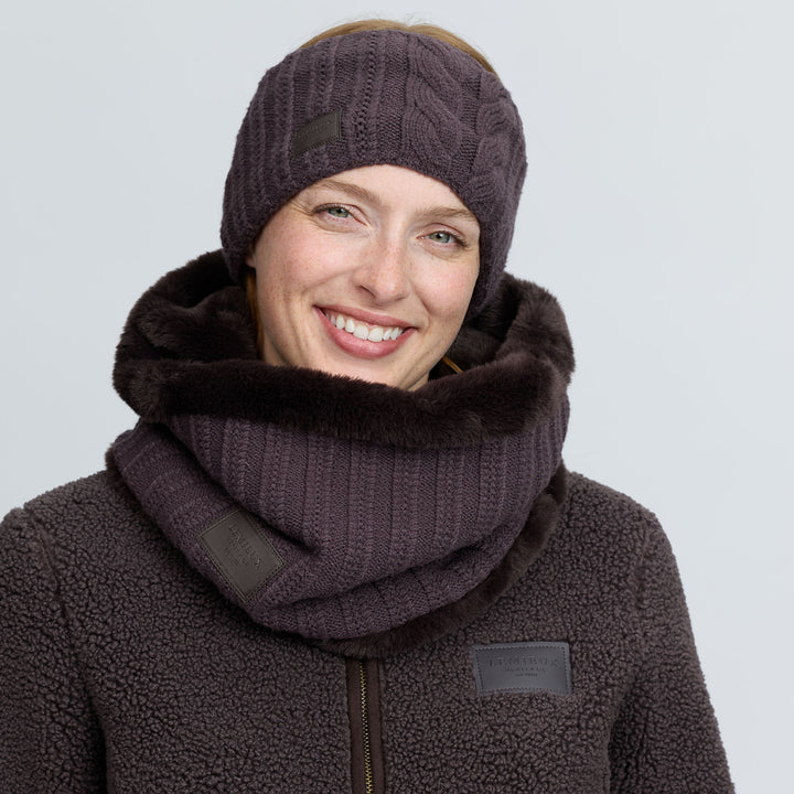 LeMieux Heritage Knitted Snood - Cocoa