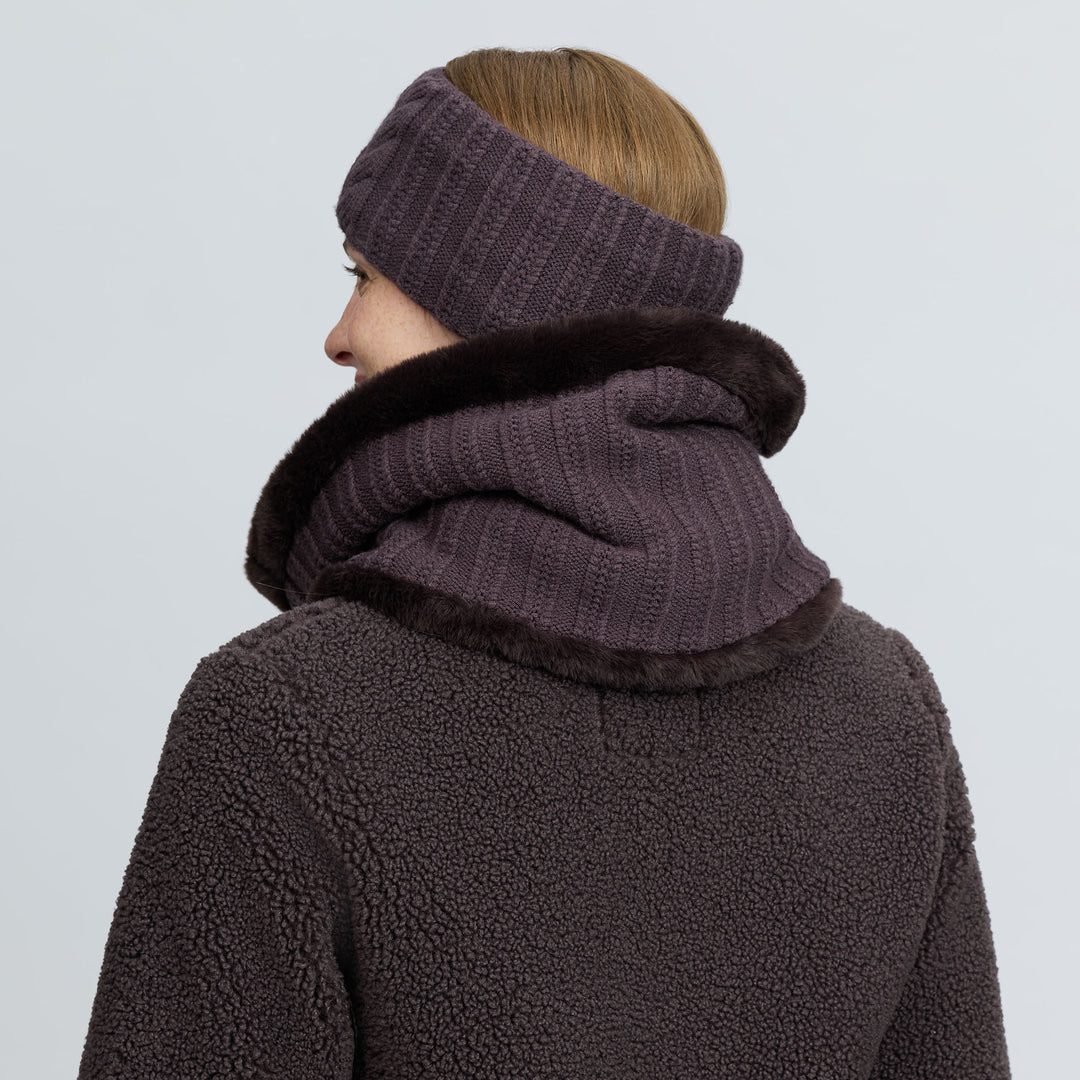 LeMieux Heritage Knitted Snood - Cocoa