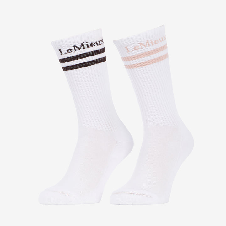 LeMieux Ladies Tall Crew Socks 2 Pack