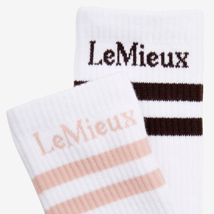 LeMieux Ladies Tall Crew Socks 2 Pack