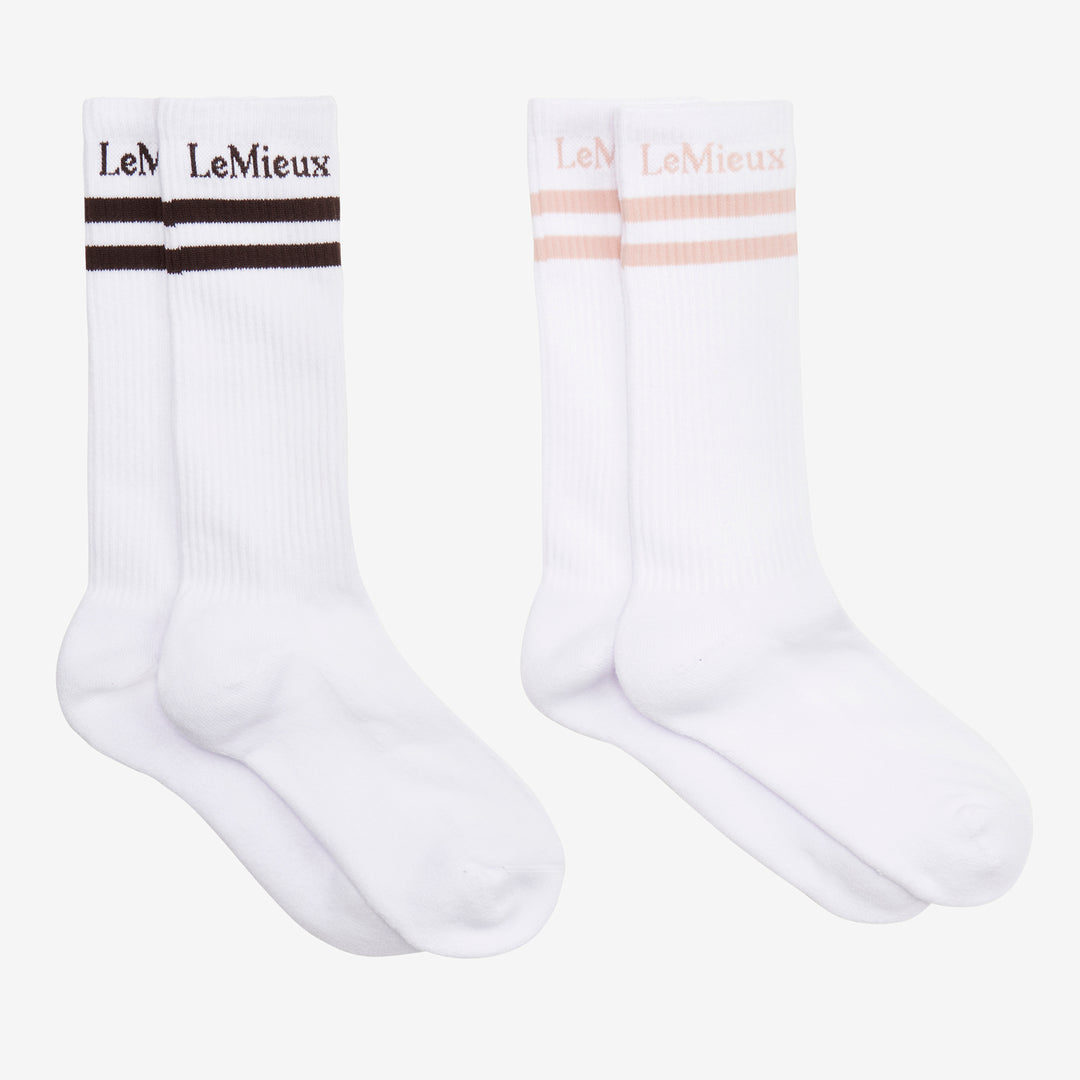 LeMieux Ladies Tall Crew Socks 2 Pack