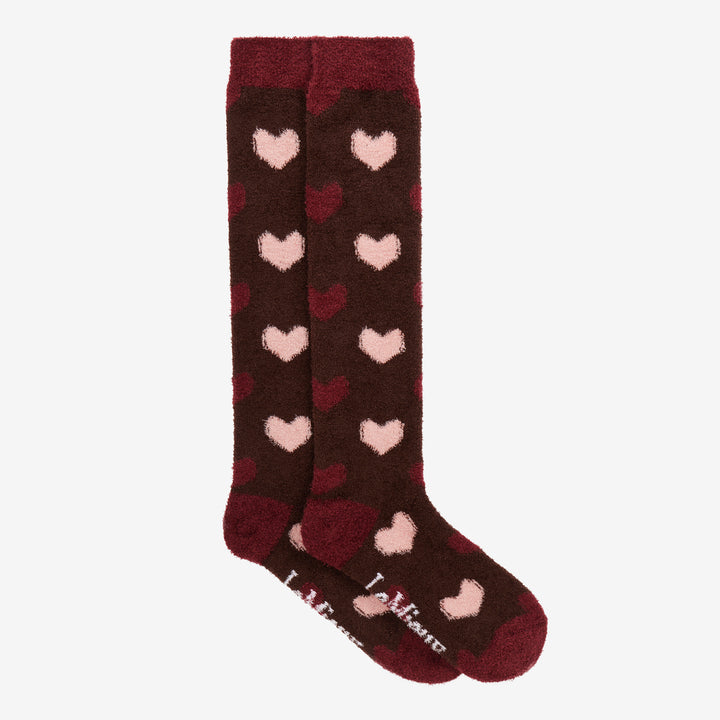 LeMieux Heart Fluffies Socks - Bramble