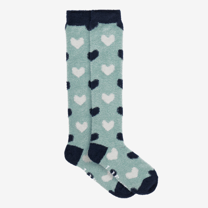 LeMieux Heart Fluffies Socks - Aloe